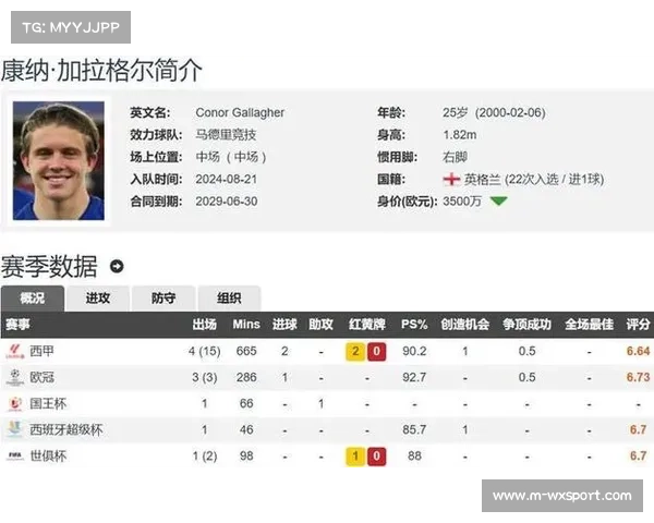 加拉格尔离队马竞，热刺4000万欧元买断中场